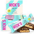 Nick’s Protein Bars Crispy Cookie Chocolate – 12-Count Box | High Protein Low Calories Low Carbs Keto Friendly No Added Sugar (12 bars x 50g)