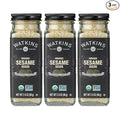 Watkins Organic Sesame Seeds 2.8 Ounce Jar 3-Pack