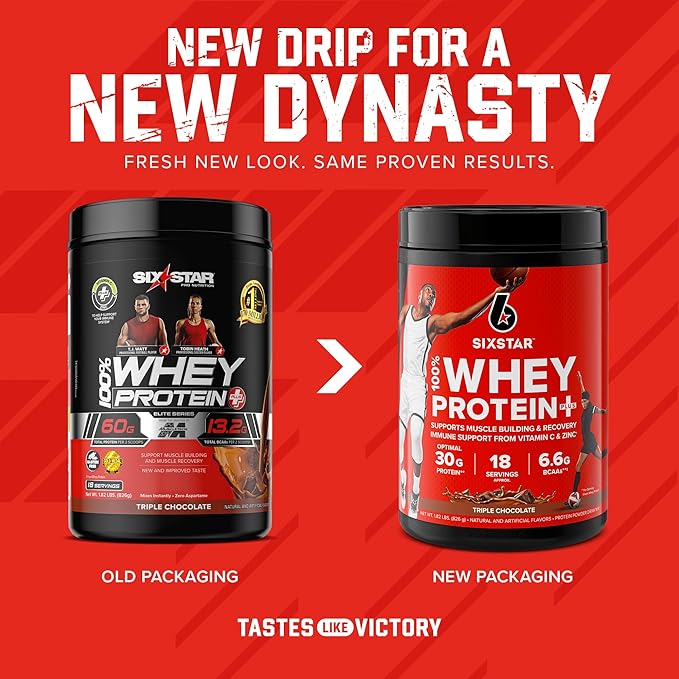 Six Star Whey Protein Powder Froot Loops Flavor &amp Triple Chocolate | Muscle Builder with 30g Protein | 1.8lb Each