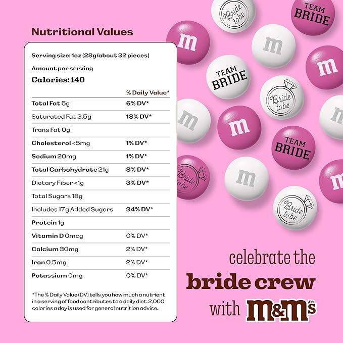 M&ampM’S WORLD Bachelorette Milk Chocolate Candy - 2lbs of Bulk Candy Party Favors Bachelorette Party Favors Bridal Shower Gifts and More