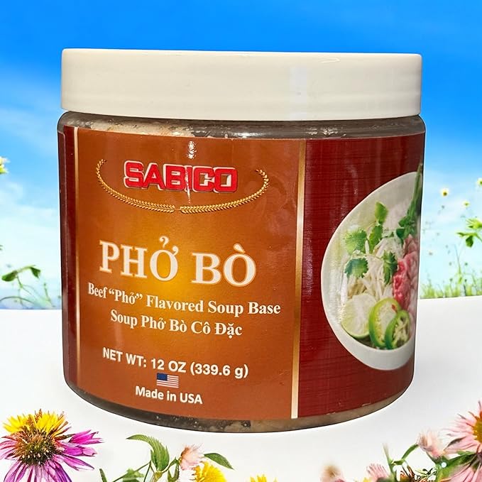 2 Packs - Beef Pho Soup Base - Cot Pho Bo - 10 Oz per Jar with 2 Jars per Order - Product of USA