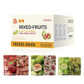 Greenfocus Freeze Dried Mixed Fruit Packs - 6 Large Bags (1.1oz/30g+ Each) - Crunchy Strawberry Green Grape Fig - No Added Sugar Non-GMO Gluten-Free Healthy Snacks Vegan Smoothie &amp Yogurt Top