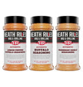 Heath Riles BBQ Rub - BBQ Buffalo Seasoning BBQ Lemon Pepper Buffalo Seasoning and BBQ Parmesan Garlic Seasoning