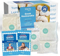 BāKIT Box Greek Koulourakia Cookie Kit Kids Baking Gift with Printed Recipe &amp Activity Guide Make Greek Twist Cookies + Learn Words &amp Symbols
