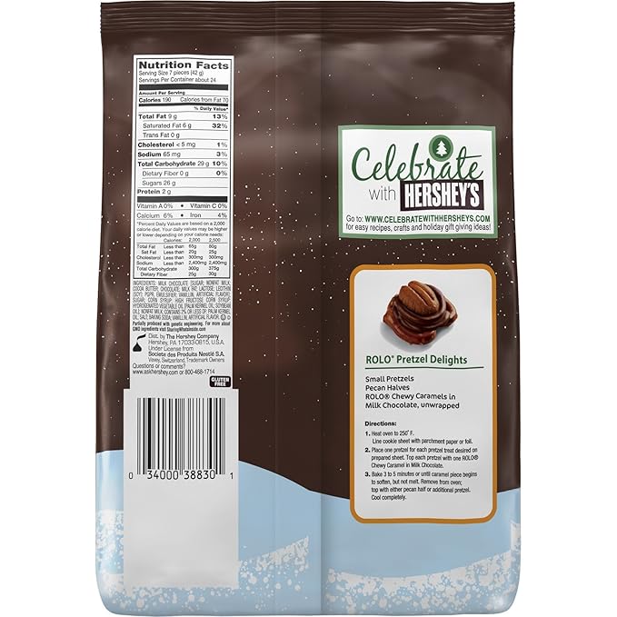 ROLO Chewy Caramels in Milk Chocolate 36 Ounce