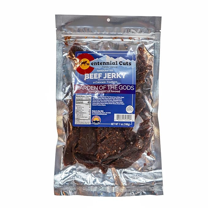 Centennial Cuts Beef Jerky – Garden of the Gods - Korean Style BBQ High Protein 7 oz Snack