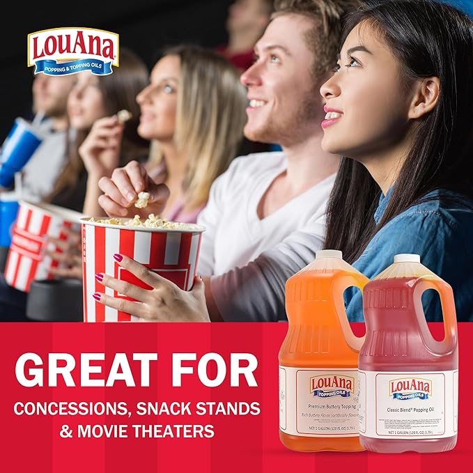 LouAna Premium Buttery Popcorn Oil Gallon