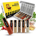 DIBYS Gourmet Grill Seasoning Set - 6 BBQ Spices for Meat Steak Beef Pork Chicken Fish &amp More - Fish Powder Do You Steak Smokey Garlic Butter &amp Argentina - Birthday Gifts for Men - Spi