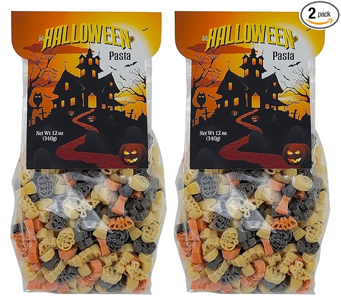 Chidester Farms Halloween Novelty Shape Pasta 12 Ounce 2-Pack