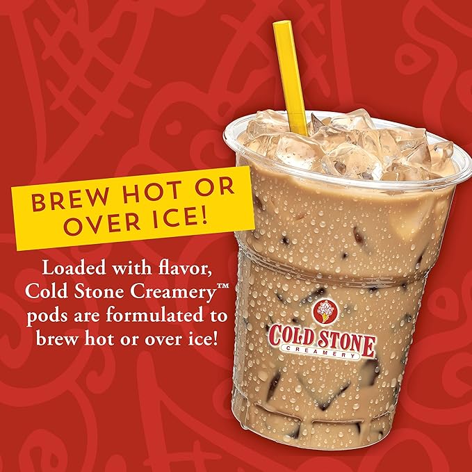 Cold Stone Creamery Beverages Birthday Cake Remix Ice Cream Flavored Coffee Pods Compatible with K Cup Brewers Including 2.0 40 Count