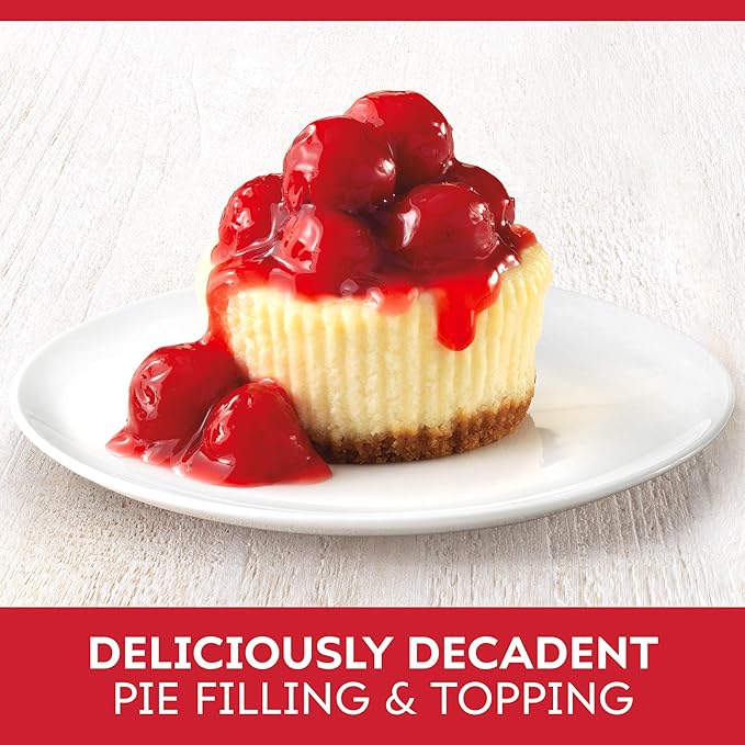 Duncan Hines Comstock No Sugar Added Pie Filling &amp Topping Cherry 20 Ounce (Pack of 12)