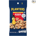 Planters Dry Roasted Peanuts 6 oz Bag (Pack of 12)