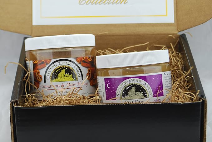 Sleeping Bear Farms Real Raw Star Thistle Honey Gourmet Gift Box and Sampler