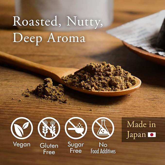 YAMASAN KYOTO UJI Hojicha Powder Organic Roasted green tea Baking powder latte powder (100g) Made in JapanSold by Japanese company