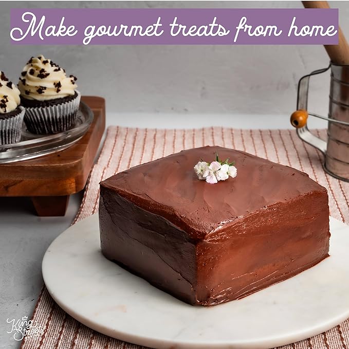 King Street Baking Co Chocolate Cupcake &amp Cake Mix - 7 Ingredient Box Mix With Real Cocoa - 3 Pack
