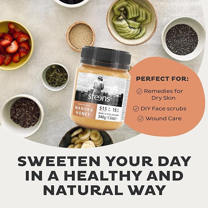 STEENS NZ Beekeeper 15Plus Manuka Honey 340 GR