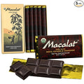 Macalat Original Sugar-Free Sweet Dark Chocolate 70% Peruvian Organic Cacao Bar with Lucuma and Cinnamon Sweetened with Allulose and Monkfruit Chocolate Bar Vegan Non-GMO 1.5 oz 5 Pack