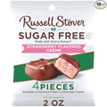 RUSSELL STOVER Sugar Free Strawberry Flavored Crème Candy 2 oz. bag (Pack of 10)