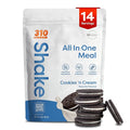 310 Nutrition All-In-One Meal Replacement Shake Powder - Plant-Based Protein Smoothie Blend w/High Fiber Probiotics &amp Adaptogens - Low Carb Vegan Keto &amp Paleo Friendly - Cookies N Cream - 1