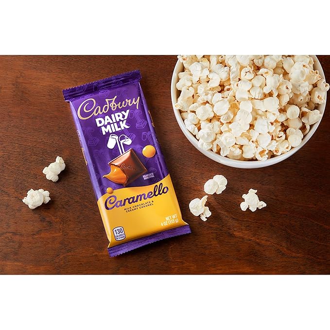 CADBURY DAIRY MILK CARAMELLO Milk Chocolate Candy Bars 4 oz (14 Count)