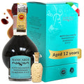 MANICARDI Traditional Balsamic Vinegar of Modena PDO Affinato Aged 12 Years - Aged Italian Vinegar Perfect for Snacks Pasta Vegetables Salad Dressings and Meat - Made in Italy 3.38 Fl Oz (100 ml)