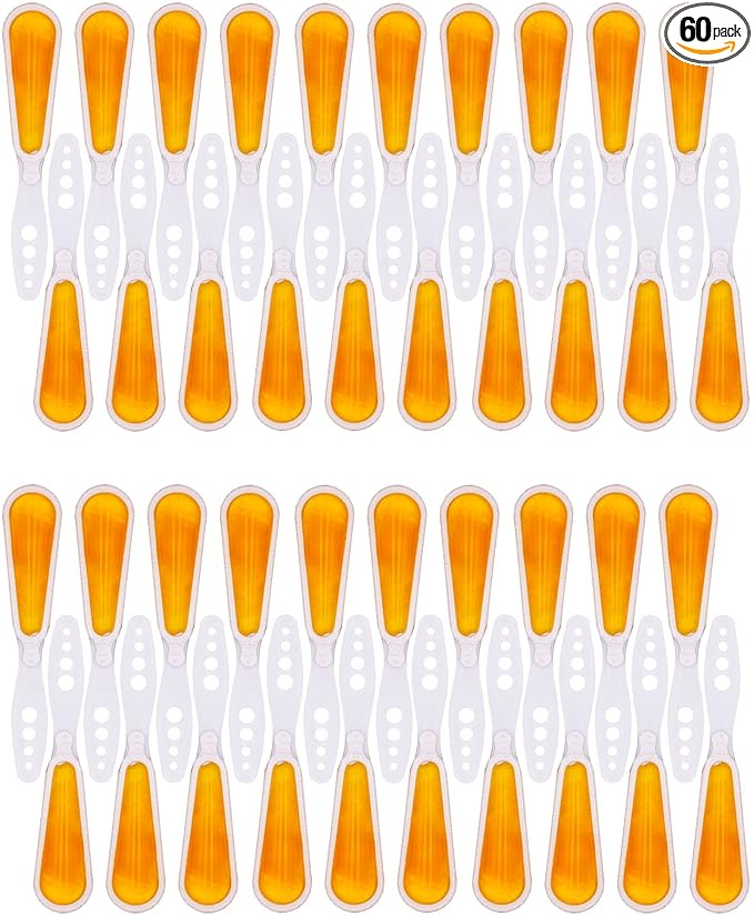 Honey Spoon 60-Count Pack of 100% US OU-Certified Kosher Honey (2.5 oz per spoon)