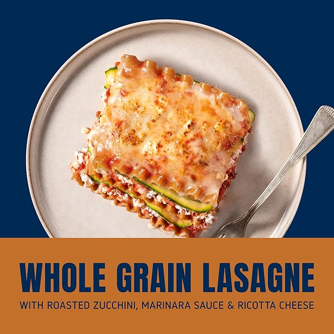 Barilla Whole Grain Wavy Lasagne Pasta 13.25 oz. Box (Pack of 12) - Non-GMO Made With 100% Whole Grain Durum Wheat - Great Source of Fiber