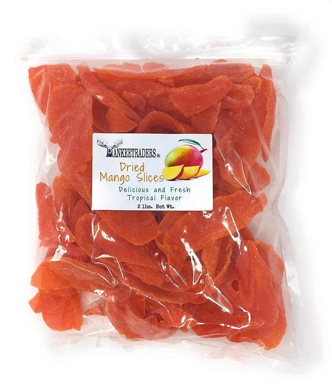 YANKEETRADERS Mango Slices (Dried) ~ 2 Lbs