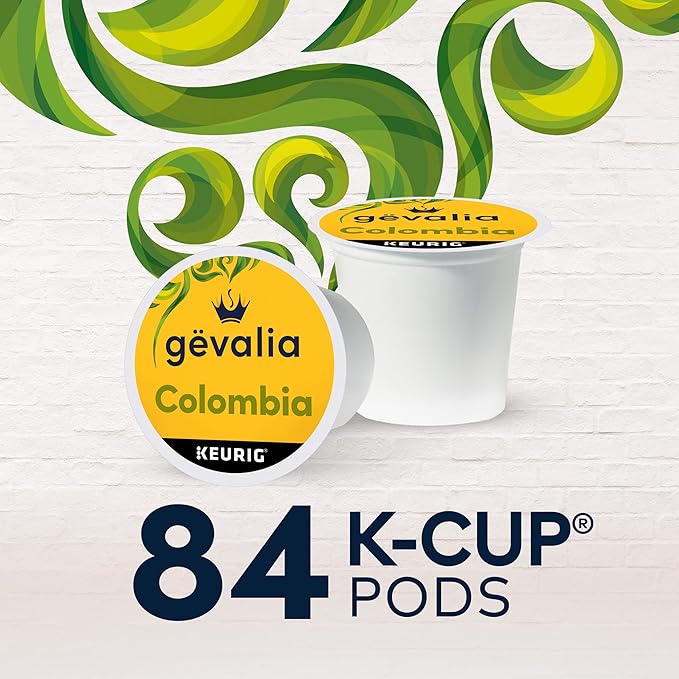 Gevalia Colombia K-Cup Coffee Pods for a Keto and Low Carb Lifestyle 84 ct Box