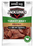 Jack Link's Turkey Jerky Original 5.85 oz. Sharing Size Bag – Flavorful Meat Snack with 12g of Protein 80 Calories Made with 100% Turkey - 96% Fat Free No Added MSG or Nitrates/Nitrites