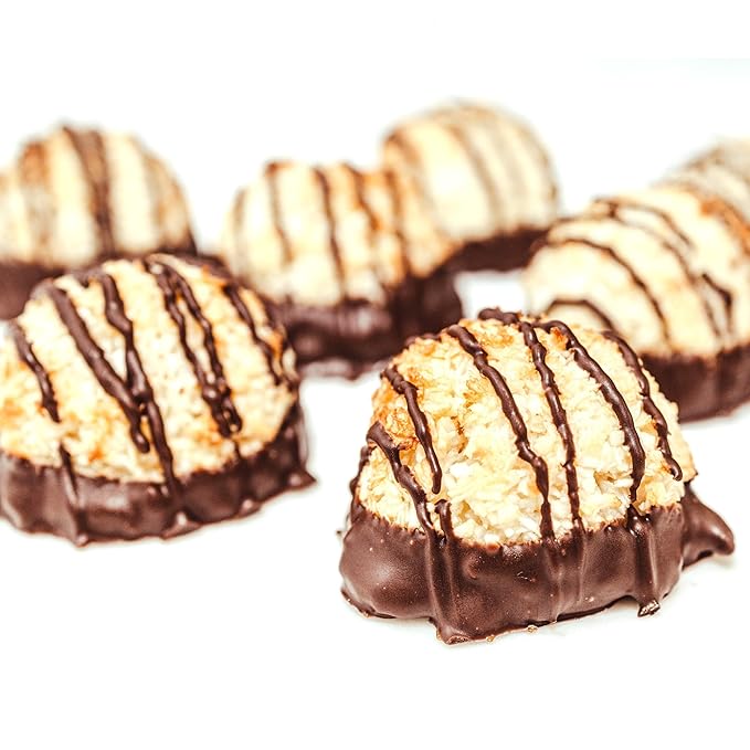 CrumbleCrate Coconut Macaroons DIY Baking Kit | Gourmet Cookie Making Set with Pre-Measured Ingredients &amp Tools | Baking Gift for Adults