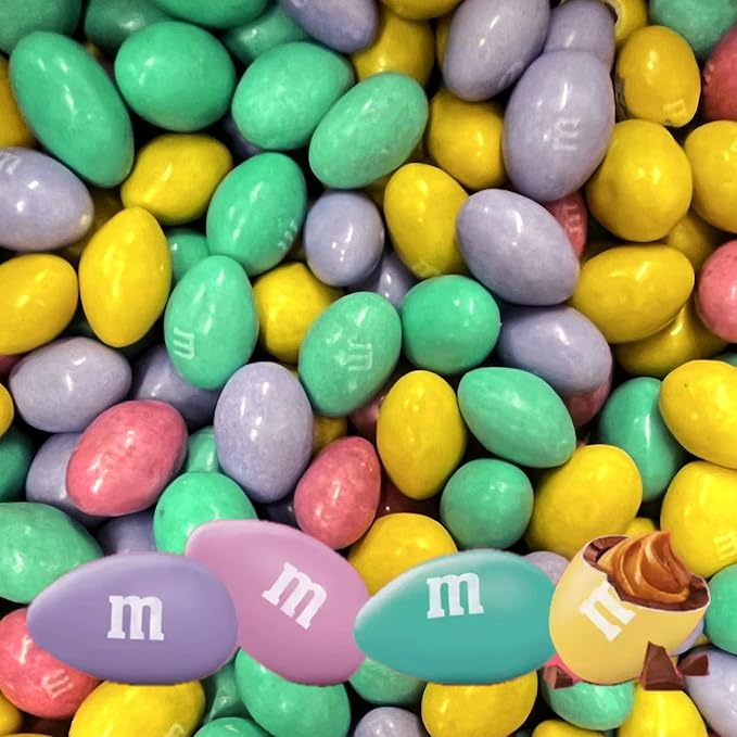 Mmm Peanut Butter Chocolate Eggs s - Bulk Chocolate Candy Variety Pack – Chocolate Milk Candy Bulk – Delicious and Colorful Candy for Party Bags – Extra Large Size (5 LB. Spring Peanut Butter Eggs)