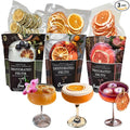 Dried Citrus Slice 3 PACK Dehydrated Fruits⎮PREMIUM COCKTAIL GARNISHES ⎮ LIME - ORANGE - GRAPEFRUIT ⎮ Preserved Peel - Bars &amp restaurants supply - Home Bar - dried citrus slices