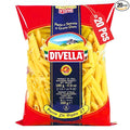 DIVELLA Penne Rigate #27 16 Oz. (Pack of 20) - Authentic Italian Pasta Made with Durum Wheat Semolina Perfect 'Al Dente' Texture for Every Dish