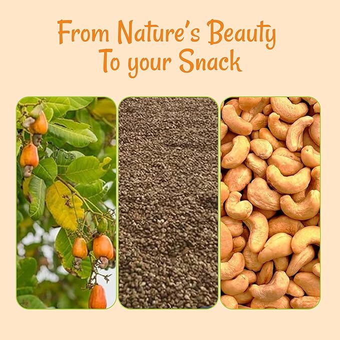 Oh! Nuts Raw Whole Unsalted Cashews - Raw - 100% Natural - 2 lb - Jumbo Cashews - Packed in New York Zip-Seal Bag for Exceptional Freshness