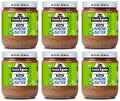Once Again Organic Creamy Almond Butter 12oz - Roasted - Salt Free Unsweetened - USDA Organic Gluten Free Certified Peanut Free Vegan Kosher Paleo - Glass Jar - 6 Pack
