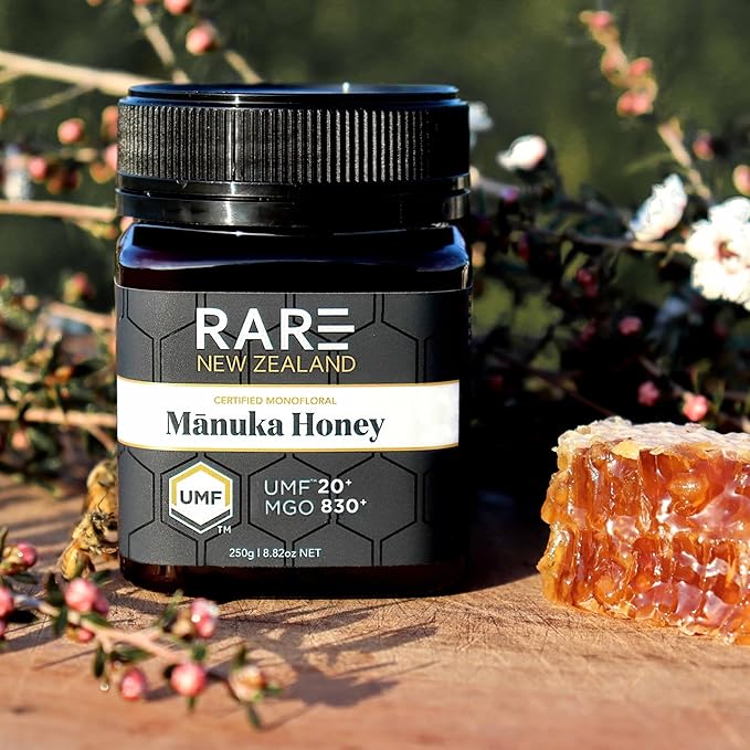 Rare New Zealand Manuka Honey UMF 20+ | MGO 830+ | Premium Monofloral Honey 8.8oz (250G) | UMF Certified