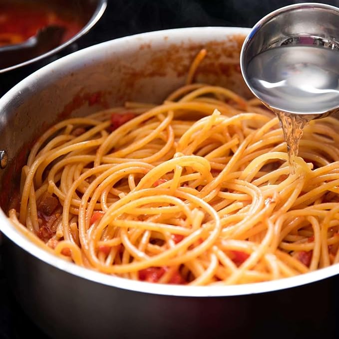 Afeltra Spaghettoni Pasta from Italy 1.1 lb. (500g)(Pack of 2) Spaghetti - Similar to Bucatini - Fettuccine - Linguine - Tagliatelle - Pasta di Gragnano - Bronze Cut - Slow Dried