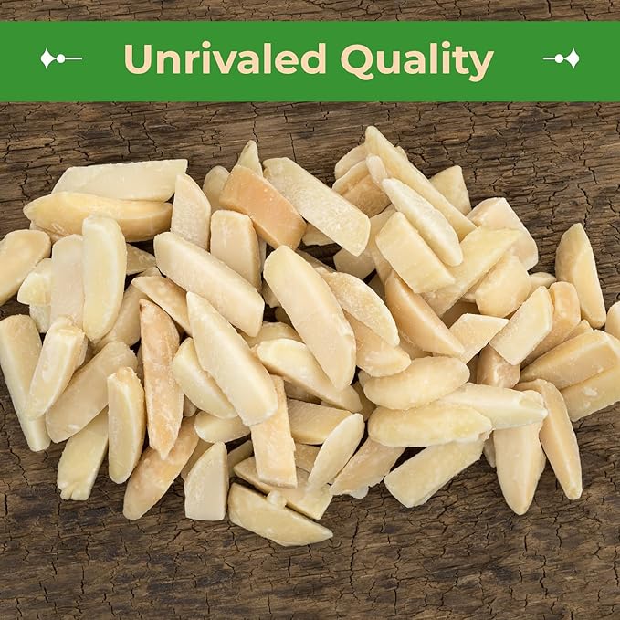 Sincerely Nuts – Raw Blanched Slivered Almonds | 3 Lb. Bag | Delicious Guilt Free Snack | Low Calorie Vegan Gluten Free | Gourmet Kosher Food | Source of Fiber Protein Vitamins and Minerals