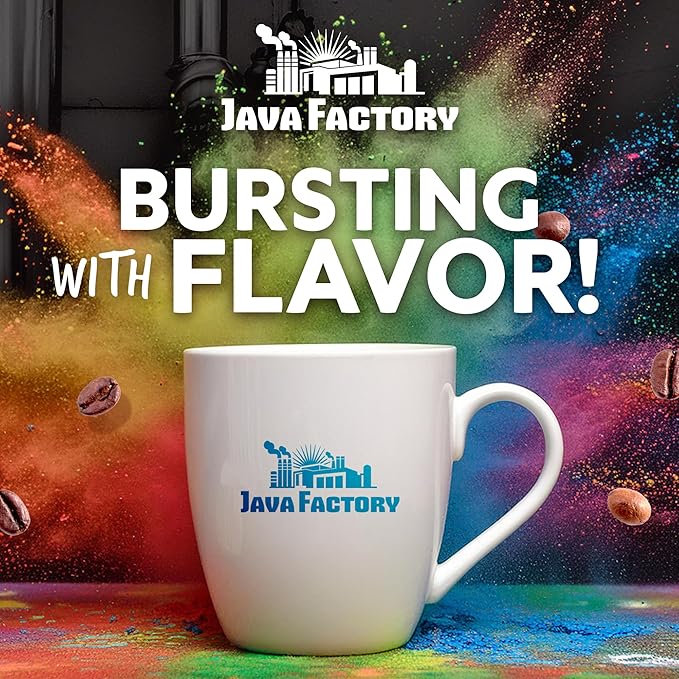 Java Factory Coffee Pods Cinnamon Flavored Coffee Compatible with K Cup Brewers Including 2.0 Sinful Cinnamon 40 Count