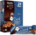 NuGo Dark Chocolate Almond with Sea Salt 12g Protein Bar Vegan Gluten Free Non-GMO Kosher Pareve 24 Count