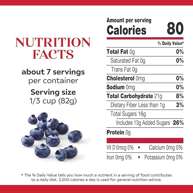 Duncan Hines Wilderness Blueberry Pie Filling and Topping 21 oz. (Pack of 8)