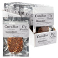 CuraBar Protein Bars – 17g Protein Low Carb Gluten Free Dairy Free Healthy Snack Seed Oil Free No Artificial Ingredients 12 Count Mixed Berry