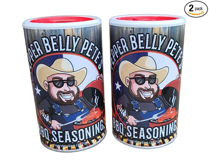 PEPPER BELLY PETE'S BBQ SEASONING 8 OZ - 2 pack