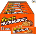 REESE'S NUTRAGEOUS Chocolate Peanut Butter Caramel and Peanut Candy Bars 1.66 oz (18 Count)