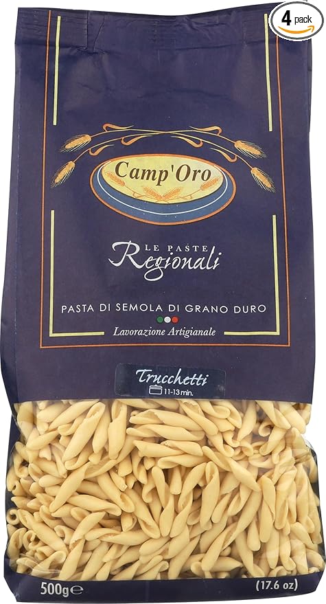 Camp'Oro Le Regionali Trucchetti Pasta Pack of 4 Bag