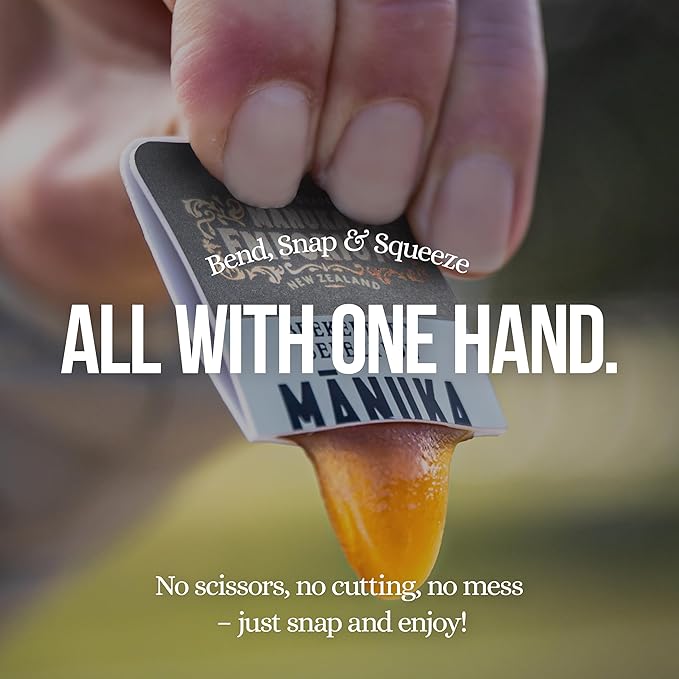 Manuka Emporium Wellness Snap Pack Duo | MGO 263+ 72-Count + MGO 829+ 24-Count | Raw Single-Serve Manuka Honey | Certified Monofloral New Zealand Honey for Daily Use &amp Advanced Vitality Support