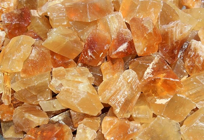1 Piece Rough Natural Honey Calcite (Raw Crystal Caramel Calcite)
