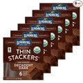 Lundberg Organic Thin Stackers Rice Cake Decadent Dark Chocolate Fair Trade Kosher USDA Certified Organic Gluten Free &amp Non-GMO 3.3 Ounce (Pack of 6)