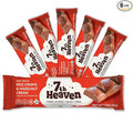 7th Heaven Vegan Oat Milk Chocolate Snack Bars: Rice Crisps and Hazelnut Cream - (1.6 oz - 6 Pack) Healthy Chocolate Perfect Valentines Gift For Your Loved Ones 100% Dairy Free Non GMO Kosher Pa